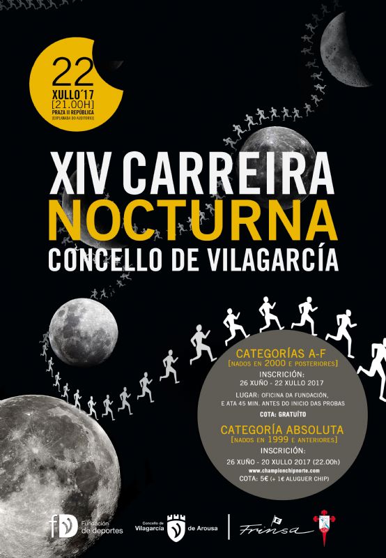 XIV Carreira nocturna Concello de Vilagarcía